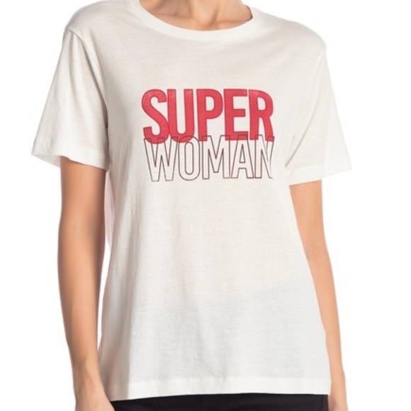 🧡 Rebecca Minkoff Superwoman Delaney Tee - Picture 1 of 1